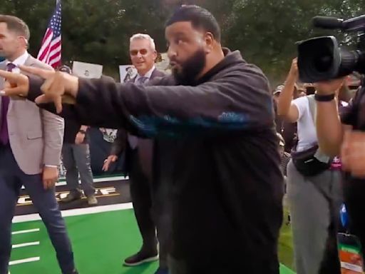 VIDEO: DJ Khaled Launched Himself Into A Swarm Of Fans And Started Crowd-Surfing During Wild Scene Before...