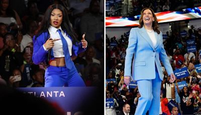 Kamala Harris blasted after Megan Thee Stallion sings X-rated lyrics at Atlanta rally: ‘Not a serious campaign’