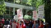 Unionized PSU faculty rally ahead of budget vote