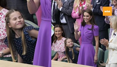 The way Charlotte looks at her mother: Netizens get impressed as Kate Middleton gets standing ovation at Wimbledon | Today News