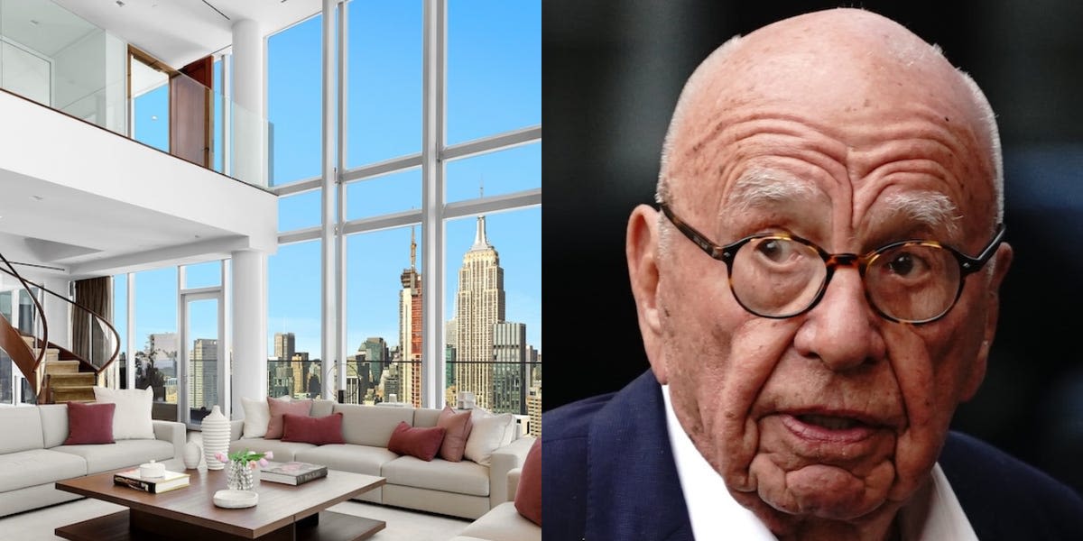 Rupert Murdoch just slashed the price of his Manhattan penthouse by half. See inside the $28.5 million apartment he can't seem to sell.