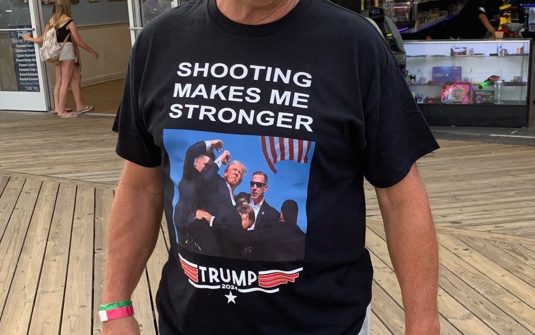 ‘Shooting makes me stronger’ T-shirts on sale after Trump assassination attempt