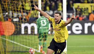 Dortmund está en semifinales tras remontar al Atlético de Madrid en el global