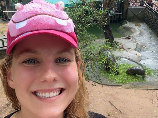 She’s obsessed with baby pygmy hippo Moo Deng. So she flew across the world to see her | CNN