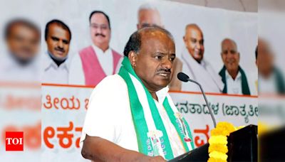 Congress govt in Karnataka 'unnecessarily quarrelling' with Centre: Union minister H D Kumaraswamy | Bengaluru News - Times of India