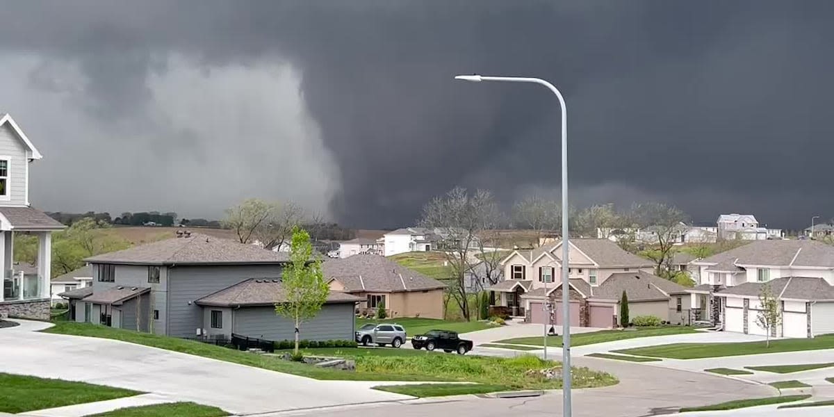 Tornado tears through Nebraska, causing severe damage in Omaha suburbs