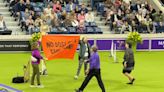 Climate protesters disrupt Westminster dog show agility course. ‘No dogs on a dead planet.’