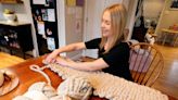 Hingham woman shares love of knitting with blanket-making classes at local breweries