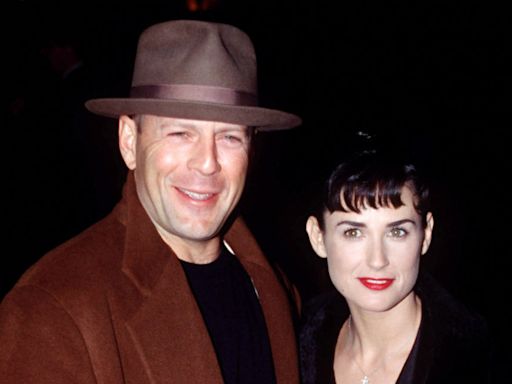 Demi Moore tries not to get 'attached' to the old Bruce Willis