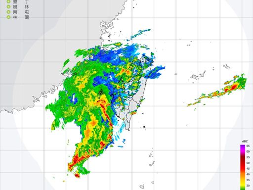 中南部注意！ 「5縣市大雨特報」密集閃電打雷要來了