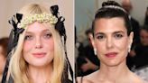 Princess Grace's Granddaughter Charlotte Casiraghi Attends Met Gala as Elle Fanning Wears Royal's Necklace