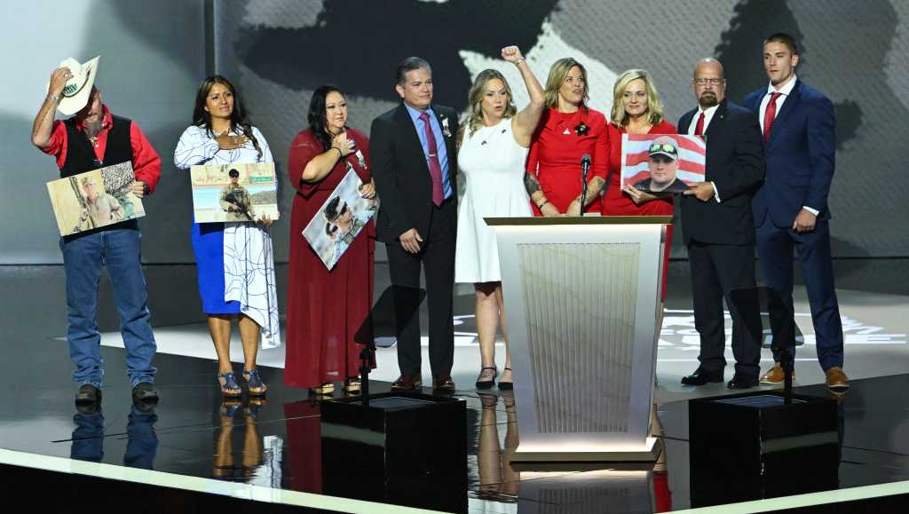 Gold Star families at RNC criticize Biden's handling of the withdrawal of US troops from Afghanistan