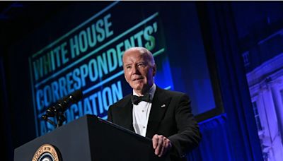 Biden Pokes Fun At Trump, Protesters Chant 'Free, Free Palestine' At White House Media Dinner