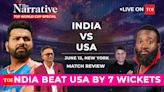 India beats USA, but Saurabh Netravalkar continues to live the dream | Cricket News - Times of India