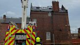Crews tackle fire at listed building