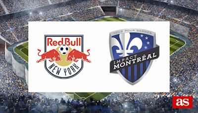 New York Red Bulls vs Montreal Impact: estadísticas previas y datos en directo | MLS - Liga USA 2024