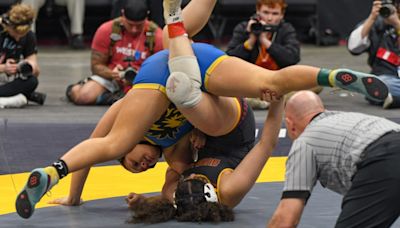 2024 Fargo girls wrestling: Avon Lake’s Rejan Al-Hashash survives scare, advances to Day 2