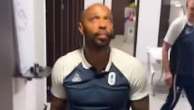 Watch Thierry Henry's wild dancing after guiding France to Olympics 2024 final