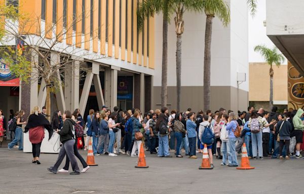 Orange County School of the Arts placed on brief lockdown after car backfires, causing panic