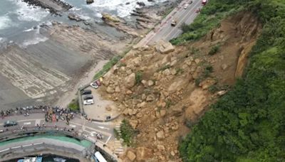潮境公園山崩Day3！ 25公尺高平台進駐「坡頂浮石將被清除」