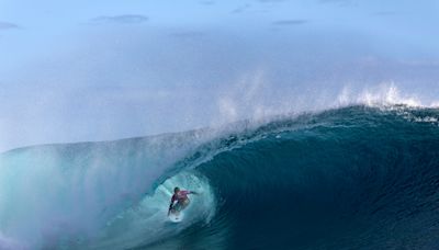 Olympic surfer's head injury underscores danger of competing on famous wave in Tahiti