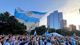 Ahora en Houston: otro banderazo argentino en Estados Unidos antes del partido de la selección