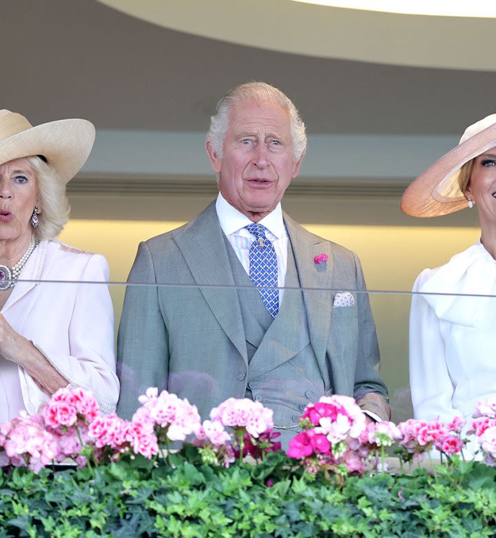 Queen Camilla and Duchess Sophie Captured on Camera Sharing a Sweet Moment—and We Almost Missed it