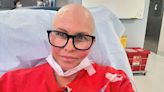 Nicole Eggert Shares Hospital Selfie After Shaving Off Hair amid Cancer Treatment