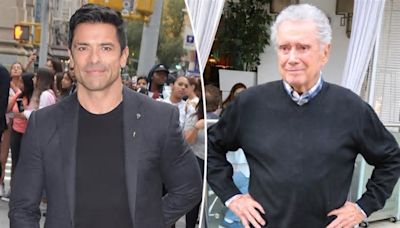 Mark Consuelos mistaken for late Regis Philbin at New York Knicks game