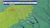 Severe Thunderstorm Watch for parts of East Texas until 10 p.m.