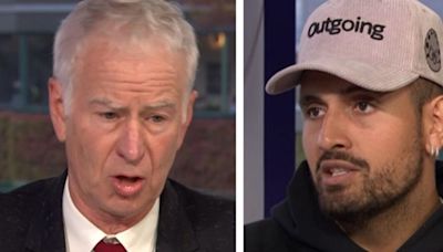John McEnroe would 'probably be in jail' as Nick Kyrgios makes Raducanu comment