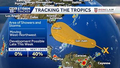 National Hurricane Center tracking possible development in the Atlantic this week