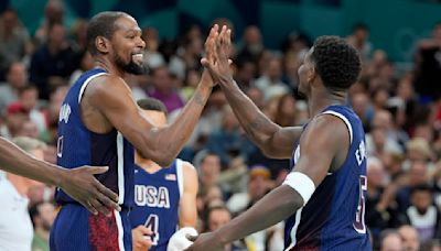 Kevin Durant, LeBron James lead USA to dominant win over Serbia in Paris Olympics group opener