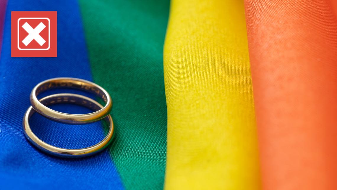 No, Project 2025 doesn’t eliminate gay marriage