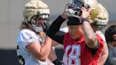 Dennis Allen shares his thoughts on where QB Spencer Rattler stands in Saints OTAs