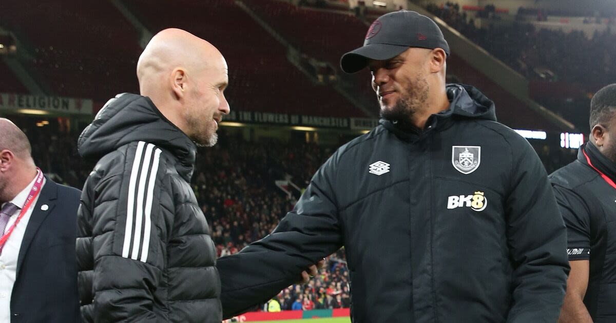 Vincent Kompany has already made Ten Hag feelings clear as Man Utd chase favour