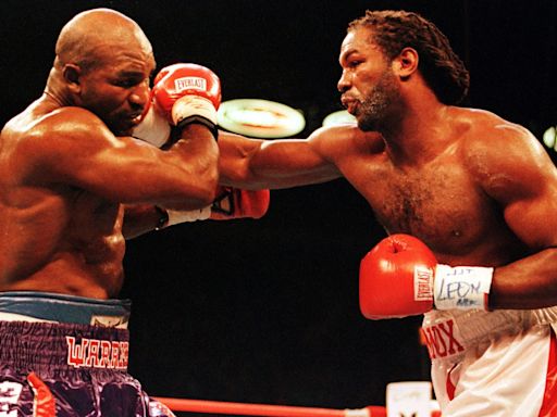 Evander Holyfield and Lennox Lewis tell the tale of the last time the belts were unified