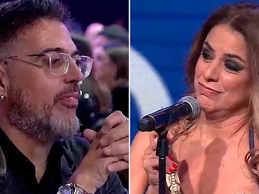 El incómodo momento entre Marina Calabró y Rolando Barbano: una tierna dedicatoria, un beso en la frente y una reacción inesperada