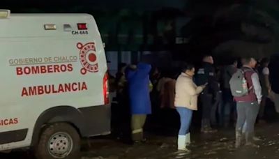 Durante fuerte lluvia, muere joven electrocutado en tienda Aurrerá de Chalco, Edomex