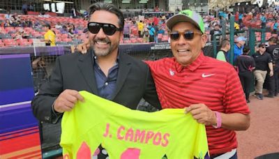 Jorge Campos y Vinny Castilla tuvieron un emotivo encuentro en el juego Astros vs Rockies