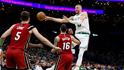 Kristaps Porzingis: Miami Heat gave Boston Celtics analysis paralysis in Game 2