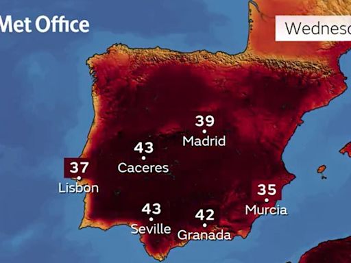 Families heading to Spain and Portugal are warned over 115F heatwave