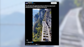 Fact Check: Video Purportedly Shows Hair-Raising Cliff Walk in Chinese Park. Here's What We Found