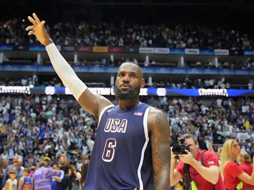 LeBron James is Team USA's male flag bearer at 2024 Paris Olympics