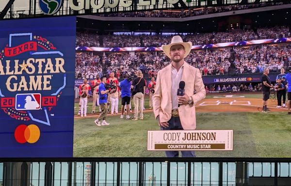 How did country music star Cody Johnson do singing the National Anthem at the MLB All-Star Game?