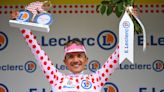 Richard Carapaz rides into Tour de France polka dot jersey on stage 19