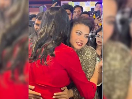 Viral: Kajol And Sushmita Sen Share A Hug On The Red Carpet