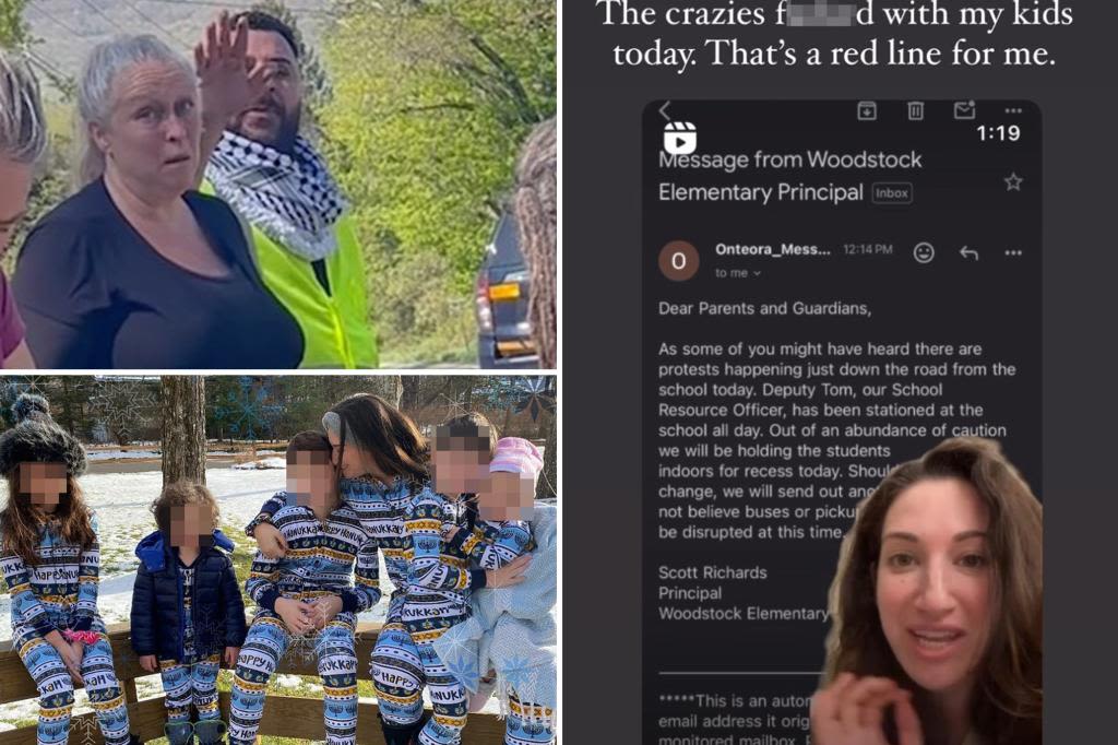 Jewish mom outraged over anti-Israel protesters yelling at NY school: ‘They told my kids their parents were complicit in genocide’