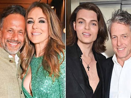 Elizabeth Hurley’s Exes Hugh Grant and Arun Nayar Support Her and Son Damian at Film Premiere