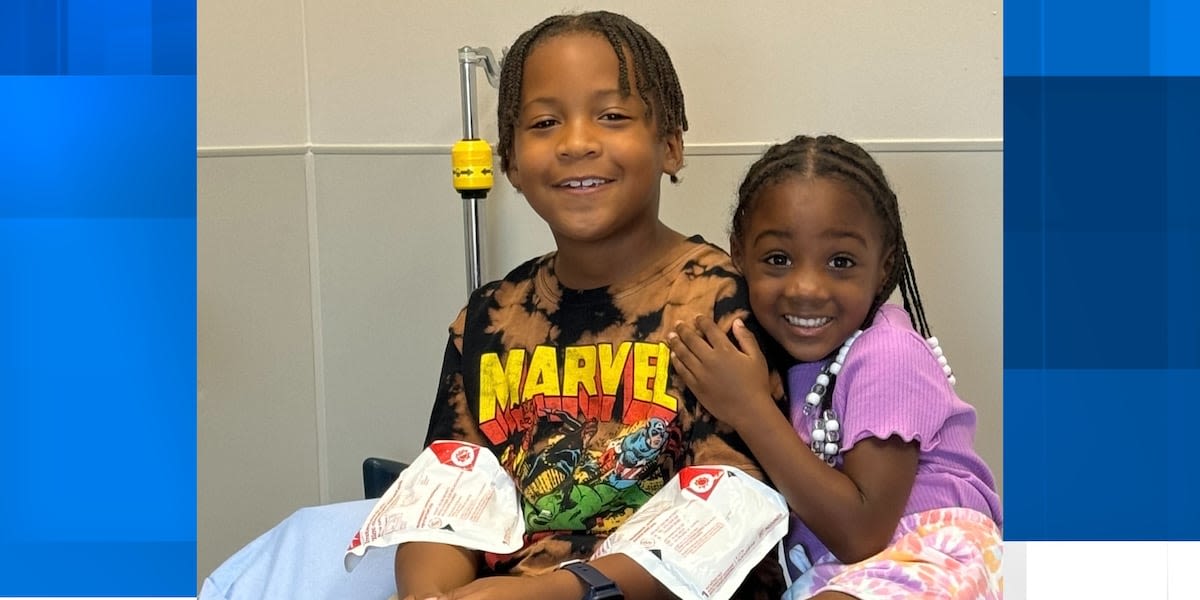 7-year-old ‘superhero’ to donate life-saving bone marrow to his little sister